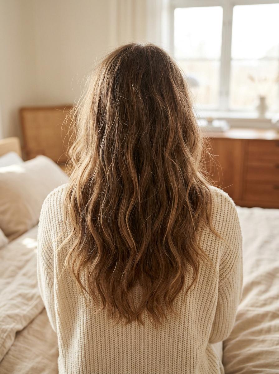 Schnelle Wellen über Nacht - einfache Frisur für lange Haare